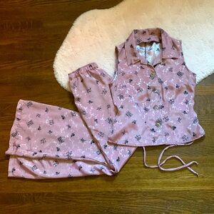 Vintage Kanji print two piece set